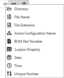 Special Variables Menu